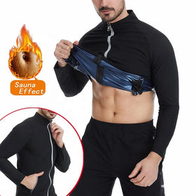Mens Waist Trainer Sweat Suit Vest Body Shaper Tank Top Eat Trapping Neoprene Workout Corset for Exercise