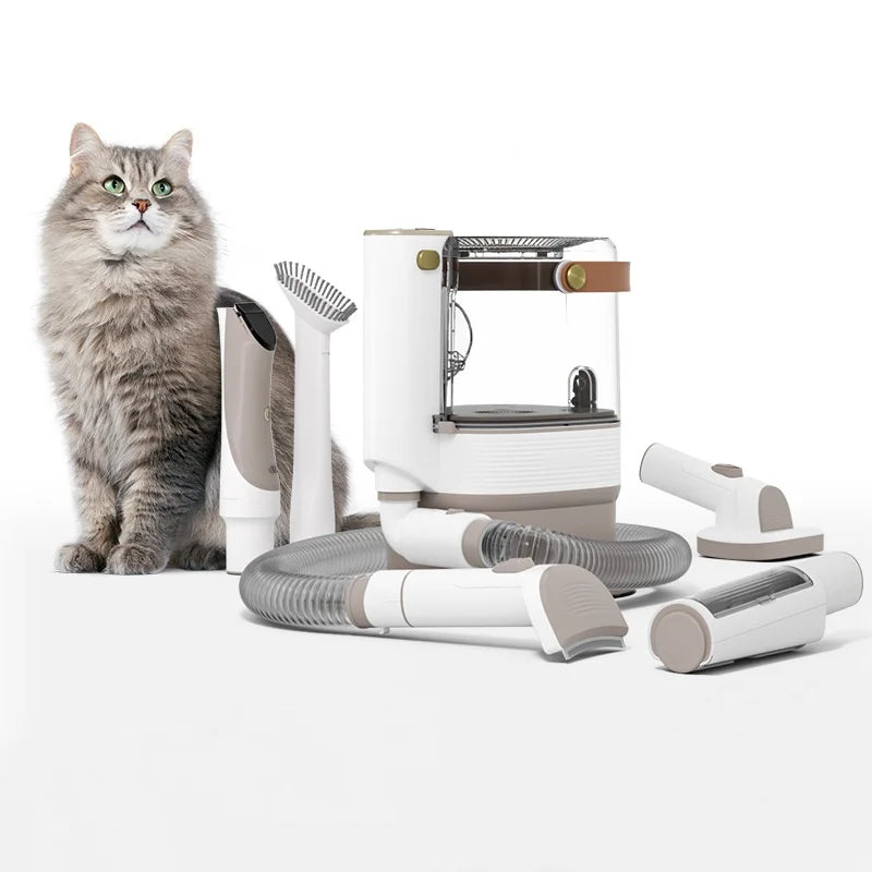 USMILEPET Best Seller Pro Pet Grooming Vacuum Low Noise Dog Grooming Kit Vacuum Suction for Shedding Pet Hair Cleaning