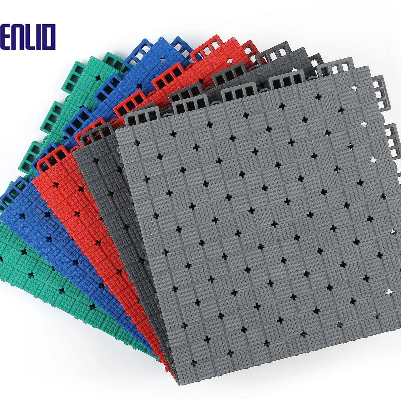 Enlio Fiba 3X3 Official Basketball Court Flooring Modern Design 20mm Thick TPE Material High Ball Bounce Shock Absorption
