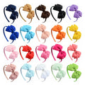 Children's Solid Color Cute Fashion Headband Outdoor Casual Headdress Decoration