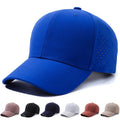 Customized Logo 6-Panel Curved Brim Baseball Cap Colorful Water Proof Blank Camp Cap with Plain Design