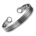 Factory Hot Seller Fashion Classic Copper Bracelet Steel Plating All Magnet Unisex Simple Style Magnet Bracelet Health