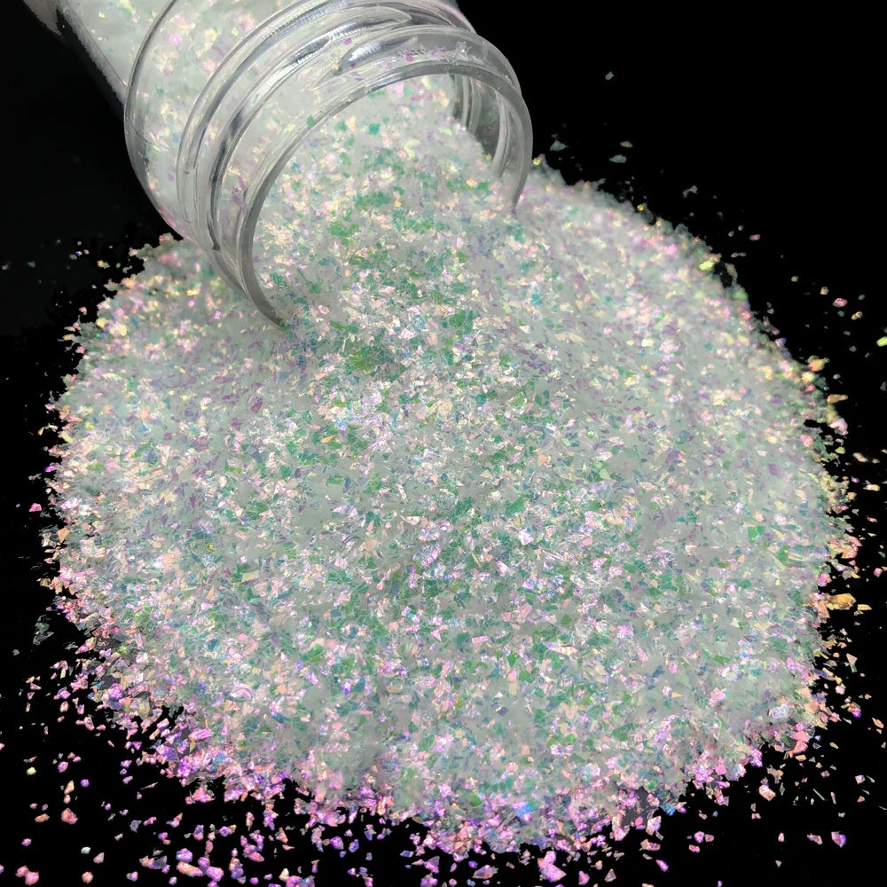 Eco-Friendly Iridescent Hexagonal Mylar Flakes Irresistible Confetti Glitter for Festive Party and Holiday Decorations