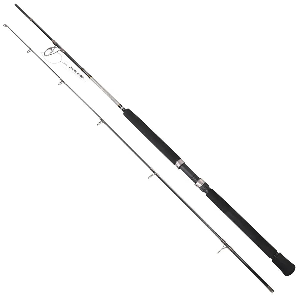 Newbility 2.4m 2.7m Fast Action 24T Carbon Blank in Stock Bass Fishing 2 Sections Spinning Rod