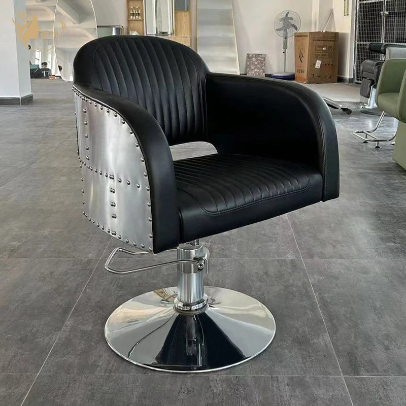 Affordable Black Hydraulic Barber Chair Men's Hair Salon Furniture