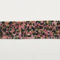 Wholesale Natural Small Tiny Rondel Faceted Tourmaline Beads 2mm 3mm Faceted Rondelle Stone Beads for Jewelry Making