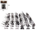 5.5-8 cm 60pcs 6 Styles Mini Army Military Action Figures Soldier Set Plastic Realistic Wholesale Play for Kids 3+