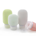 Wholesale Portable Silicone Travel Bottle Squeezable 2pcs Set Reusable Shampoo Bottle Travel Bottles Containers for Toiletries