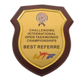 Custom WTF Engraved Wooden Shield - Personalized Decorative Wall Wooden Shield Plaque Souvenir for Gamer Decor & Unique Gift