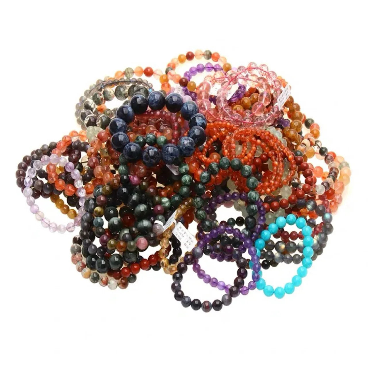 Luxury Feng Shui Precious Stone Bracelet Crystals Healing Real Natural Amethyst Stones Beaded Bracelet for Men Women Bracelet