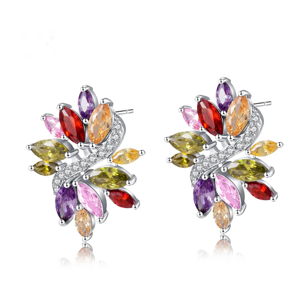 Natuna Classic Jewelry Fashion Earring Designs New Model Earrings Gemstone Earrings Pendientes for Girl
