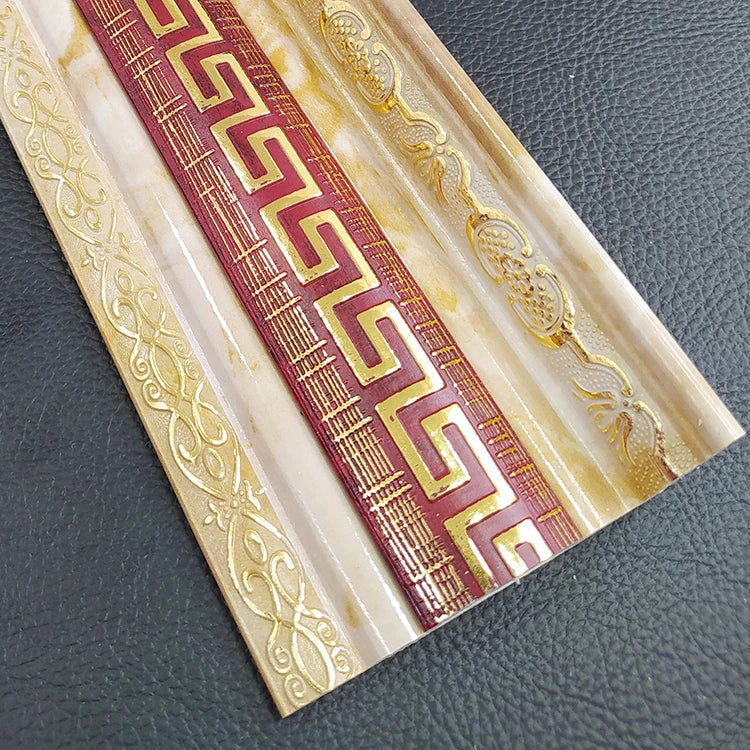 Rongke OEM Merry Home Decorative Cornice Window Home Decor Mould 70mm Corner Border Line
