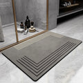 Soft Diatom Mud Bathroom Rugs Super Absorbent Floor Mat Quick-Drying Non-slip Nordic Style Natural Rubber Mat
