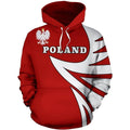 Fitspi Wholesale Custom Country Poland Hoodie 3d Print Men's Pullover Sweatshirt