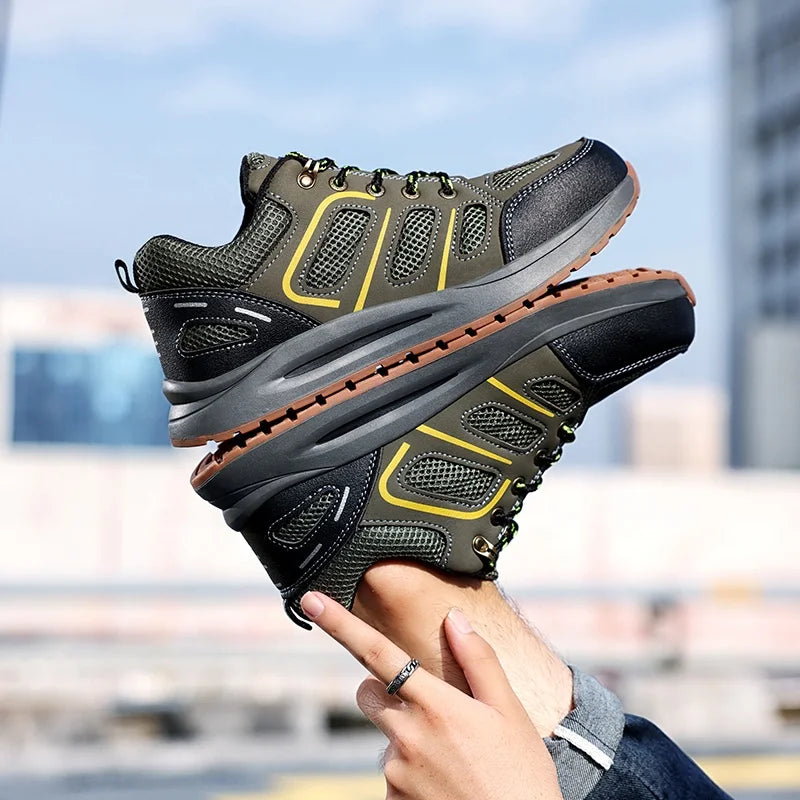 GUYISA Stylish Anti-slip Microfiber Upper Unisex Work Safety Shoes European Standard Steel Toe for Winter Summer Autumn MegaBDM