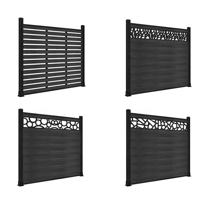 Easy Install Top Quality Wpc Wood Fence Garden Fancing avid Wpc Fence