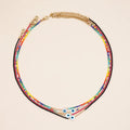 Go2boho Bohemian Colorful Beaded Necklace Evil Eyes Choker Women Fashion Jewelry Designer Boho Handmade Miyuki Beads Necklaces