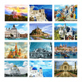 Landscape Paint by Number Paintings Adult Paints by Numbers Hand Painting Oil Canvas Wall Art Full Set Home Decoration