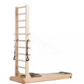 Two Tracks and Two Independently Moving Carts Tube Knit Freestanding Ladder Corealign