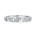 Fine Jewelry Women Hot Sale Ring 925 Sterling Silver Fashion Micro-diamond Ring Eternity Bands Wholesale