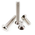 UNC 2#-56 4#-40 6#-32 8#-32 10#-24 US Coarse Thread 304 Stainless Steel Cross Phillips Flat Countersunk Head Screw Bolt