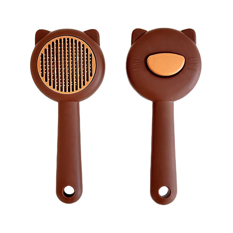 Pet Comb for Dog Cat Self-Cleaning Hair Brushes Clean Massage Pet Grooming Supplies Cat Hair Removal Brush