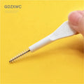 Mini Antiskid Straw Cleaner PBT Bristles Hole Brush Pipe Brush Novelty Kitchen Gadget 2-Colors Options