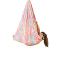 Hot Sale Indoor and Outdoor Luminous Flannel Yoga Hammock  Children Swing Printed with Animal Motifs
