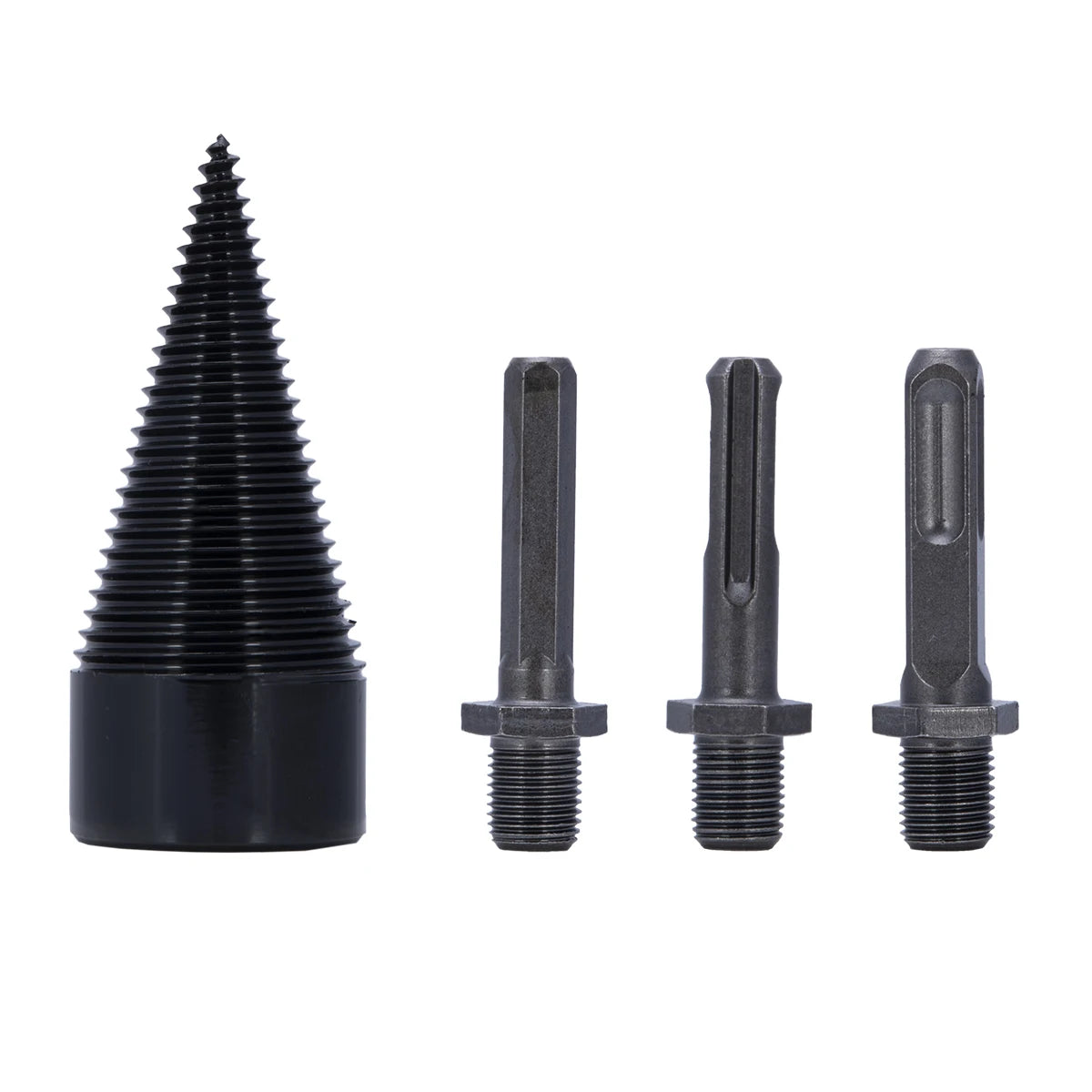 KSEIB Wood Splitting Bit Set4-PC. 38MM Splitter Solid Drill Bit for Woodworking