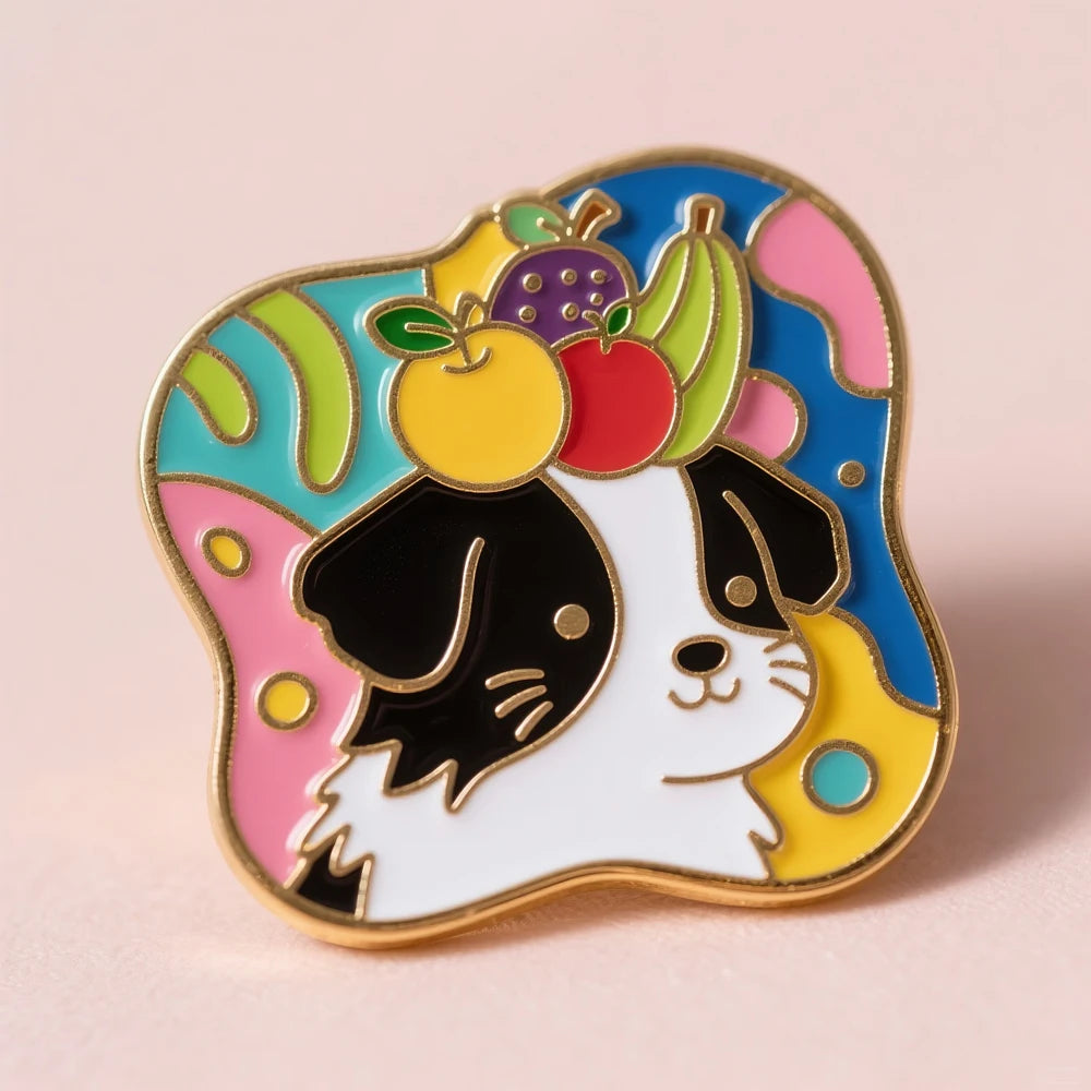 Factory Promotional Metal Pin with Backing Card Packaged Custom Design Logo Metal Enamel Lapel Pin Badge