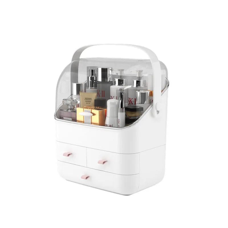 Makeup Box Organizer Large Capacity Cosmetic Organizer Holder Makeup Storage Box Dressing Table Container Sundries Case