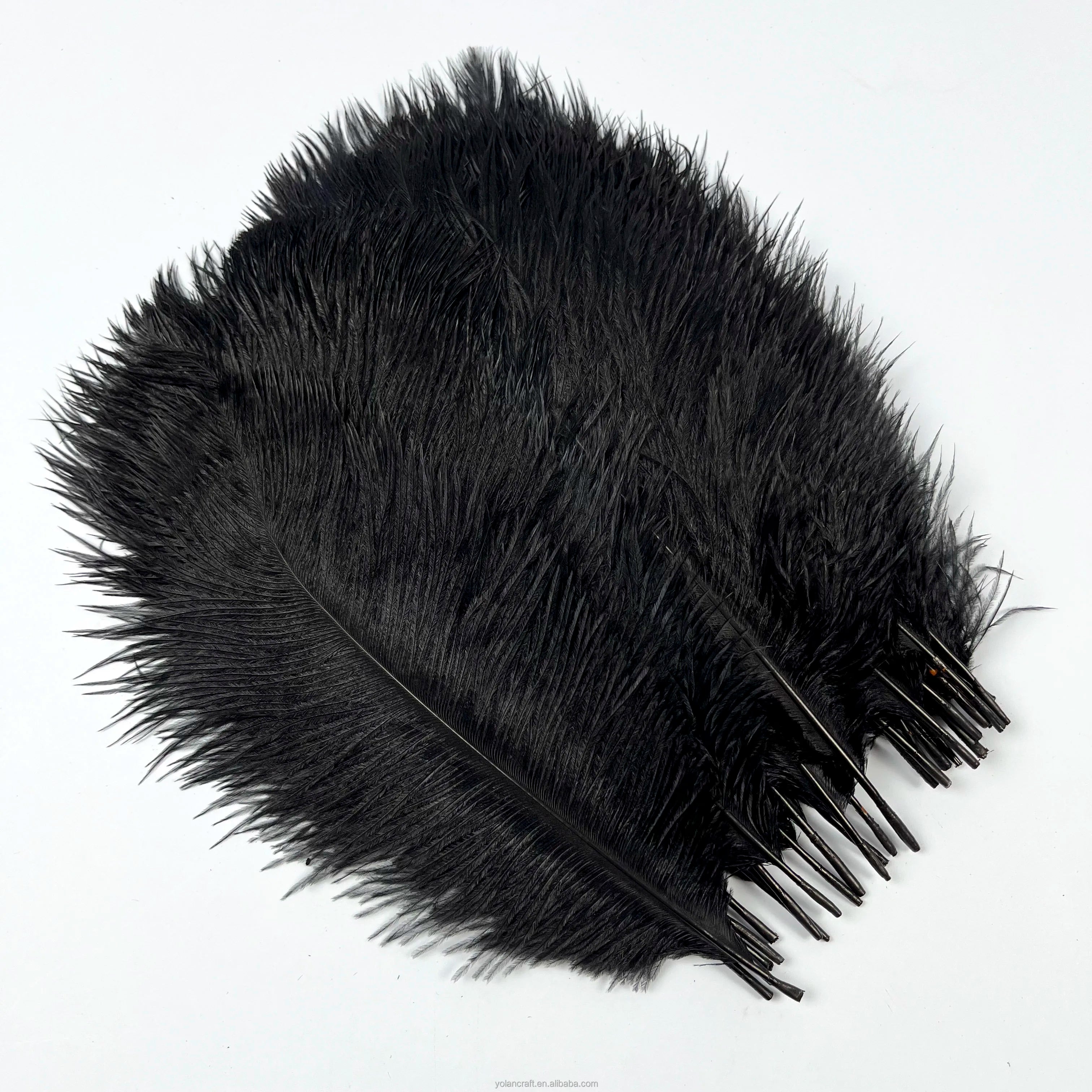 Wholesale 10-12 Inch/ 25-30 cm Ostrich Feathers for Craftsdyed Ostrich Drabs Inventory