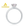 925 Silver Ring Moissanite Ring Moissanite Engagement Ring for Women