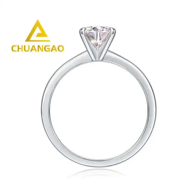 925 Silver Ring Moissanite Ring Moissanite Engagement Ring for Women