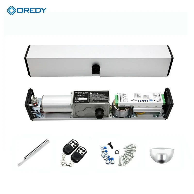 OREDY Electric Automatic Swing Door Opener Controller Motion Sensor CE Certified Modern Design 120 Opening Angle for Hotel Use