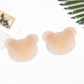 Bear Shape Invisible Thin Comfortable Nipple Pasties Reusable Super Adhesive Silicone Nipple Cover