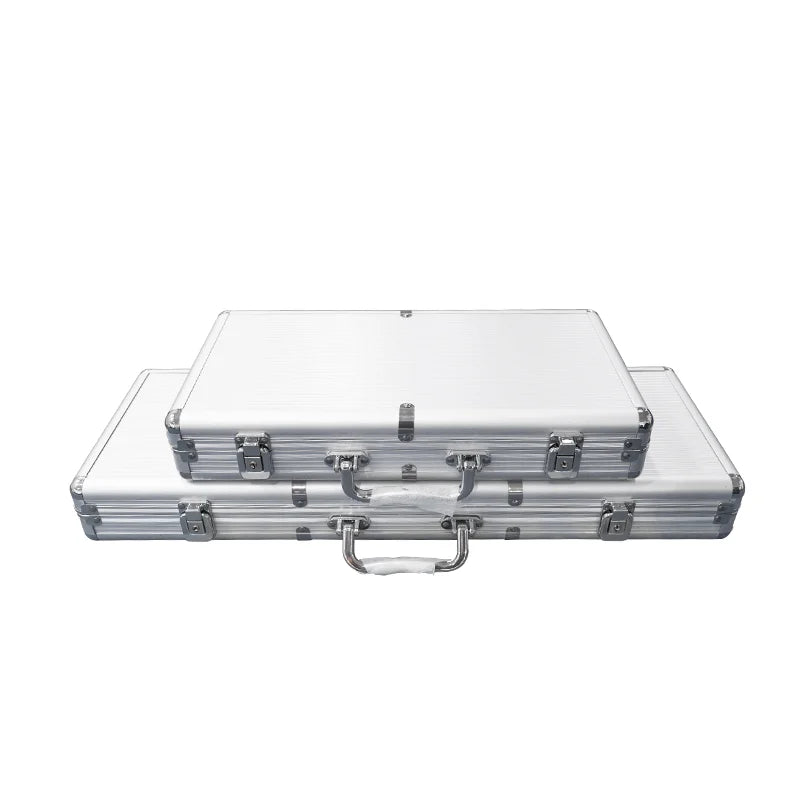 YH 300/500pcs Poker Chips Box Professional Quality Aluminum Poker Box Chip