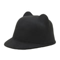 Winter Women Cheap Solid Polyester Felt Short Brim Felt Hat Stylish Fedora Hats