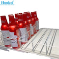 Custom supermarket shelf  gravity smart roller with front stopper and divider for supermarket