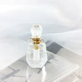 Natural White Clear Quartz Crystal Perfume Bottle Pendant for Jewelry Making Healing Necklace Gift Charm Fashion Pendants Charms
