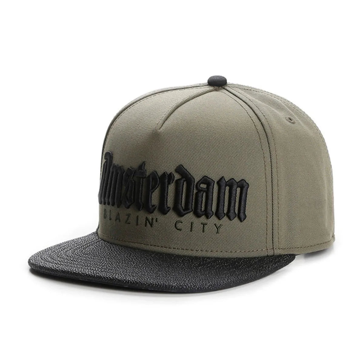 OEM Customizable High Quality Polyester Cotton 6-Panel Flat Brim Baseball Cap Unisex Sporty Fitted Snapback Trucker Hat Outdoor