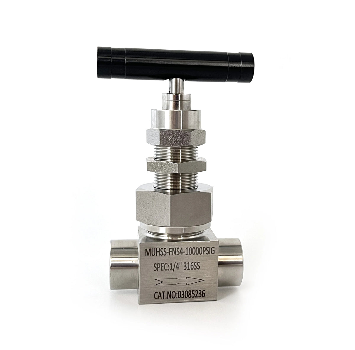 Instrumentation Needle Valve 1/4 Stainless Steel Union Bonnet Needle Valve High Pressure Needle Valve