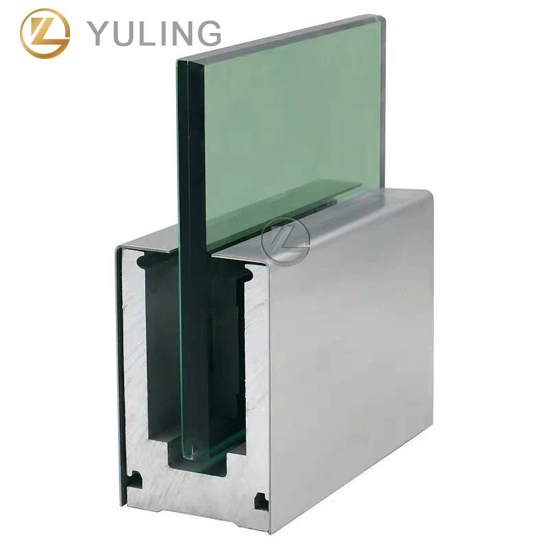 YL METAL Top-ranked Fence Design Glass Railing Fittings Aluminum Balony Railing Balustrade Frameless
