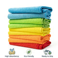 Absorbent Microfiber Cleaning Cloth Set Lint-free Kitchen Dish Towels Reusable Household Washing Rag for Glass & Table Wholesale