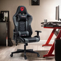 Custom logo Grey Racing Stly Gamer Chair for Home Use Adjustable Armrest Ergonomic Gaming Chair