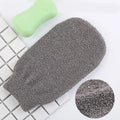 Natural Bamboo Charcoal Exfoliating Gloves Body Bath Gloves Scrub Mitt Gloves