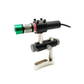 Compact Adjustable Focusing Green Cross Laser Module D18mm 520nm 100mW 110 Degrees Industrial Grade With Bracket+Power Supply