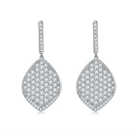 Sterling Silver Moissanite Earrings 925s Silver Hypoallergenic Small Moissanite Earrings