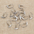20pcs (Never Fade) 20x10mm 316L Stainless Steel High Quality Earring Hooks Wire Settings Base Settings Wholesale