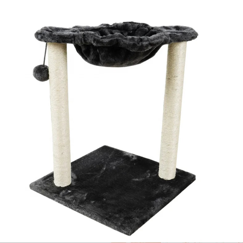 Cat Condo Tree Tower With Hammock Bed and Scratching Post